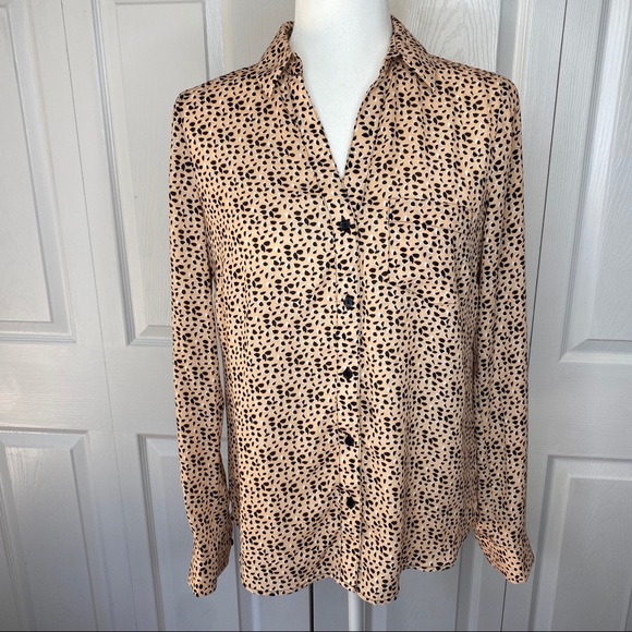 The Limited Tops - 🔥SOLD🔥 The Limited Leopard Print Button Down Shirt Small